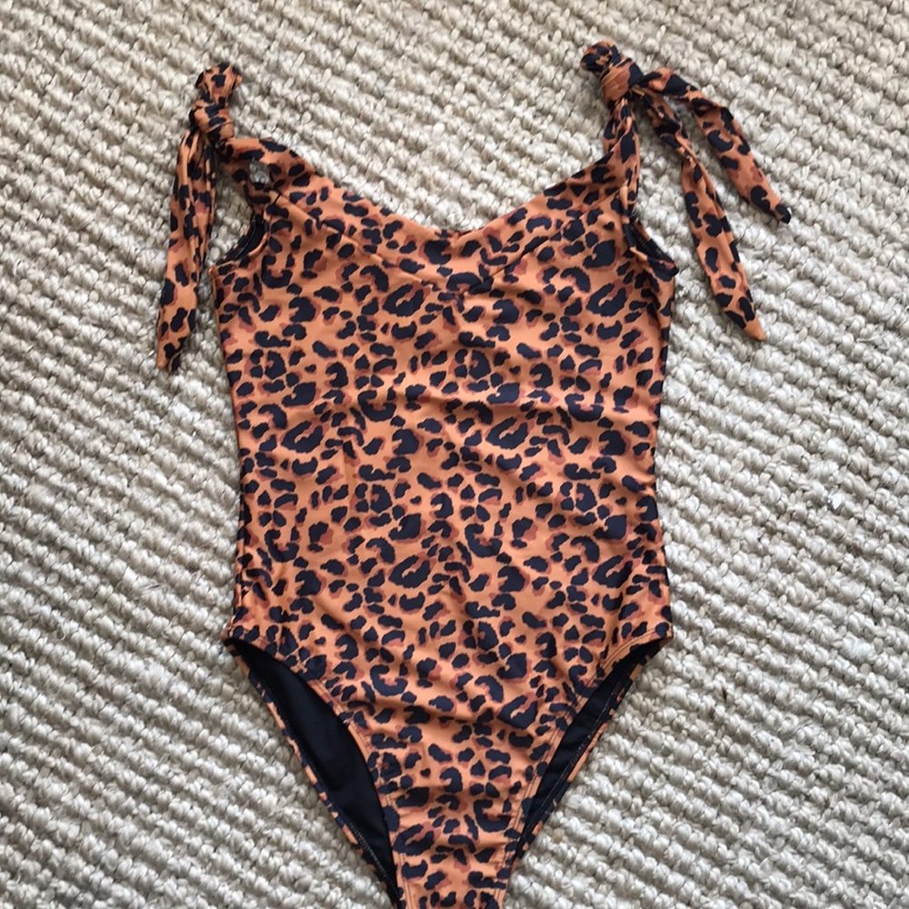 Motel leopard one piece swimsuit